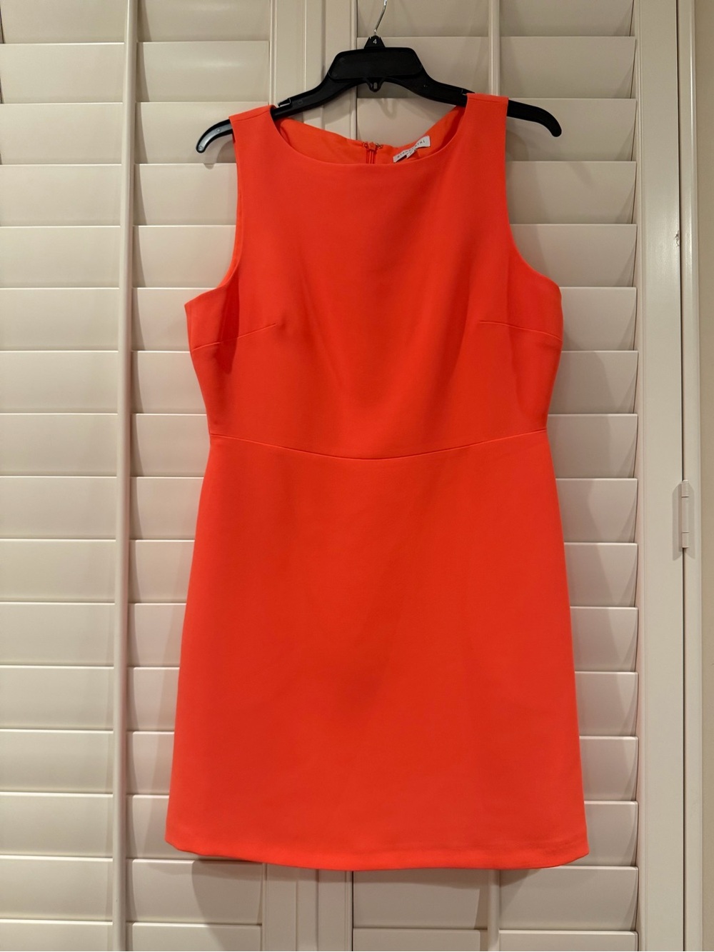 Gianni Binni Orange Shift Dress, size 10